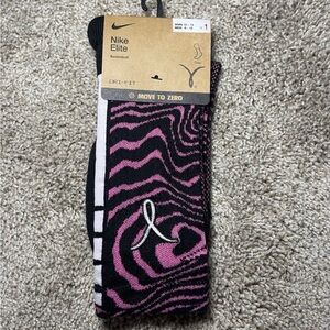 NWT Nike Elite Basketball Crew Socks Breast Cancer Awareness Nike SG